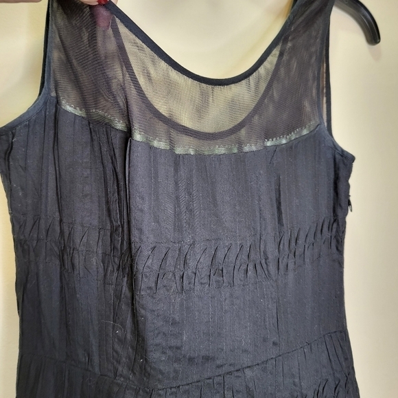 Free People size 4 black long maxi layered tier dress sleeveless lined - Picture 16 of 16